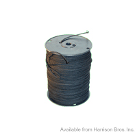 Cotton Tie Line-Black-1000 FT Spool-Glazed #4