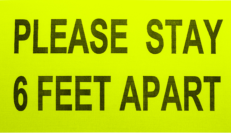 (image for) Social Distancing Signs