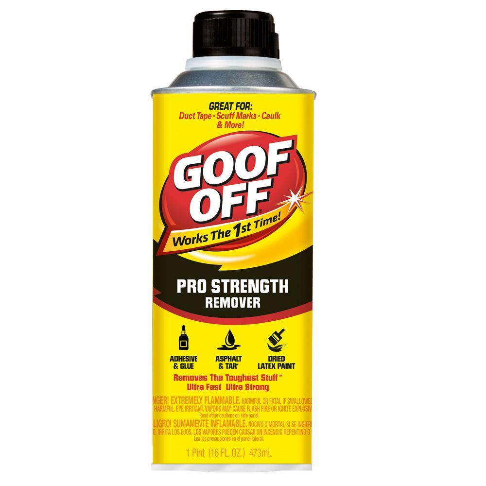 Goof Off Adhesive Remover-16 OZ Liquid