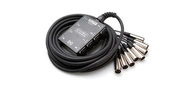 (image for) Hosa Mic Multicable-25 FT 8 Pair